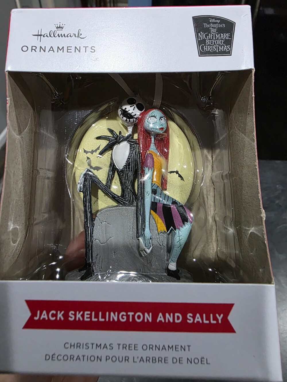 Disney Nightmare Before Chistmas Jack and Sally Ornament